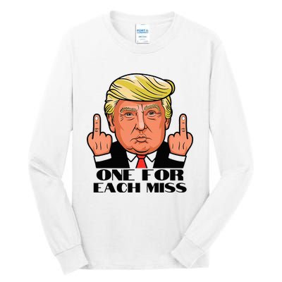 Trump One For Each Miss Political 2024 Election Trump Tall Long Sleeve T-Shirt