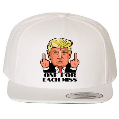 Trump One For Each Miss Political 2024 Election Trump Wool Snapback Cap