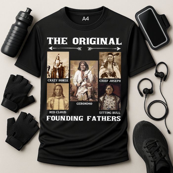 The Original Founding Fathers Native American Cooling Performance Crew T-Shirt