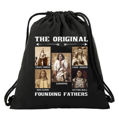 The Original Founding Fathers Native American Drawstring Bag