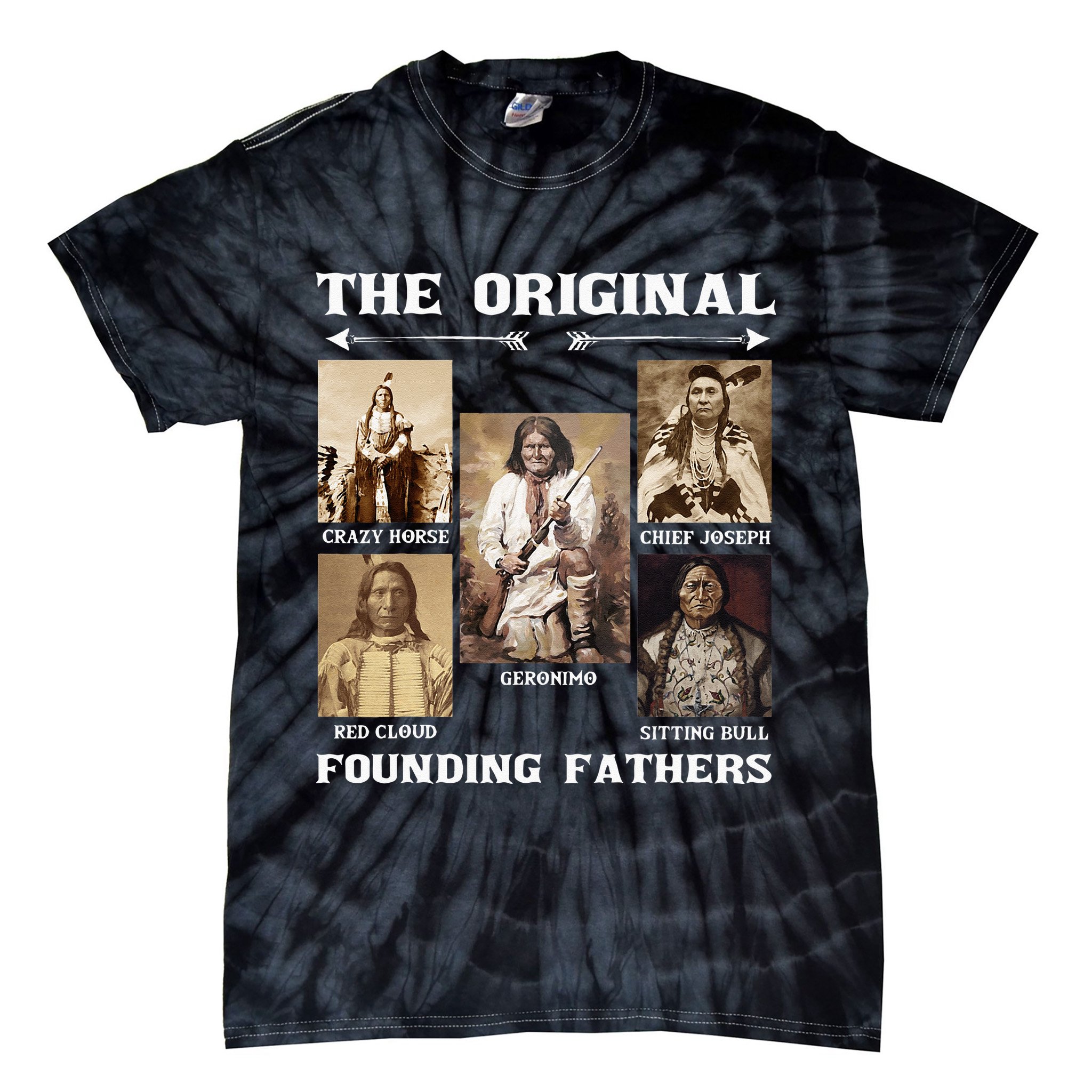 The Original Founding Fathers Native American Tie-Dye T-Shirt
