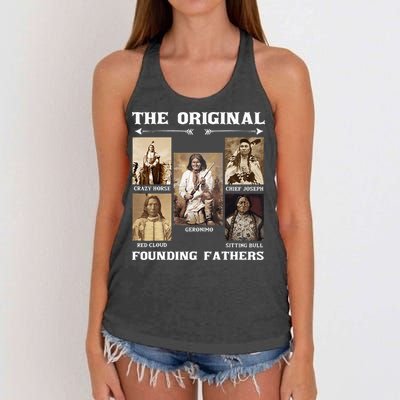 The Original Founding Fathers Native American Women's Knotted Racerback Tank