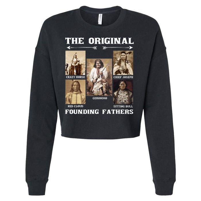 The Original Founding Fathers Native American Cropped Pullover Crew