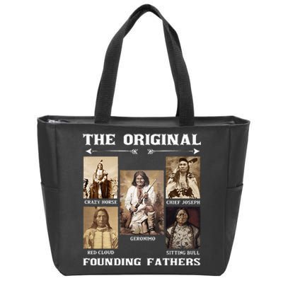 The Original Founding Fathers Native American Zip Tote Bag