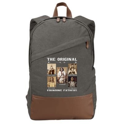 The Original Founding Fathers Native American Cotton Canvas Backpack