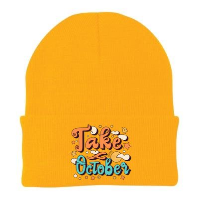 Take October Funny Halloween Knit Cap Winter Beanie