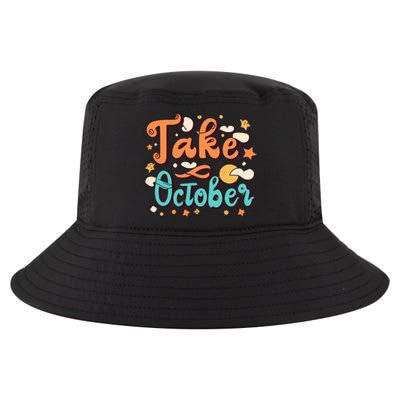 Take October Funny Halloween Cool Comfort Performance Bucket Hat