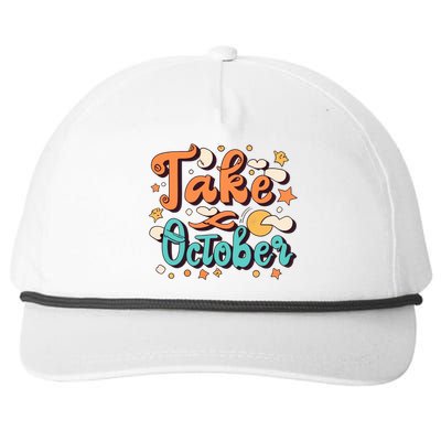 Take October Funny Halloween Snapback Five-Panel Rope Hat