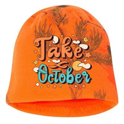 Take October Funny Halloween Kati - Camo Knit Beanie