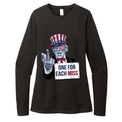 Trump One For Each Miss Graphic Trump Bold Statement Womens CVC Long Sleeve Shirt