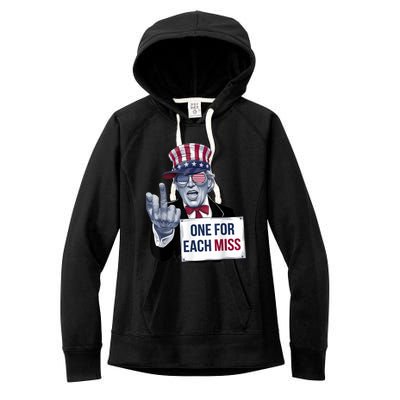 Trump One For Each Miss Graphic Trump Bold Statement Women's Fleece Hoodie