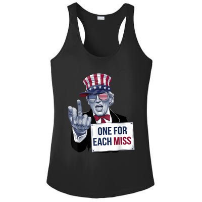 Trump One For Each Miss Graphic Trump Bold Statement Ladies PosiCharge Competitor Racerback Tank