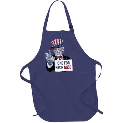 Trump One For Each Miss Graphic Trump Bold Statement Full-Length Apron With Pockets