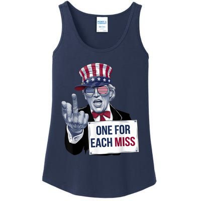 Trump One For Each Miss Graphic Trump Bold Statement Ladies Essential Tank