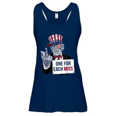 Trump One For Each Miss Graphic Trump Bold Statement Ladies Essential Flowy Tank