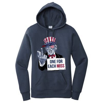 Trump One For Each Miss Graphic Trump Bold Statement Women's Pullover Hoodie