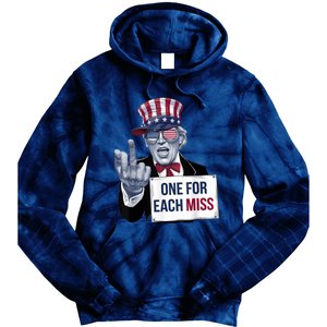 Trump One For Each Miss Graphic Trump Bold Statement Tie Dye Hoodie