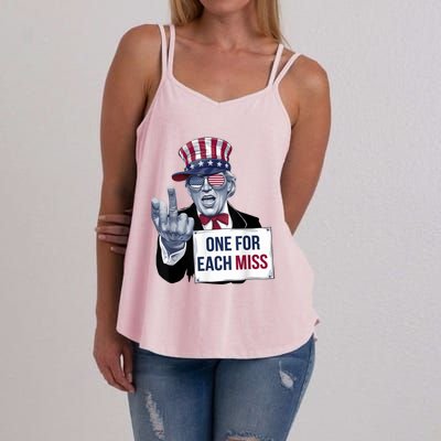 Trump One For Each Miss Graphic Trump Bold Statement Women's Strappy Tank