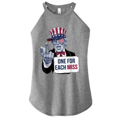 Trump One For Each Miss Graphic Trump Bold Statement Women's Perfect Tri Rocker Tank