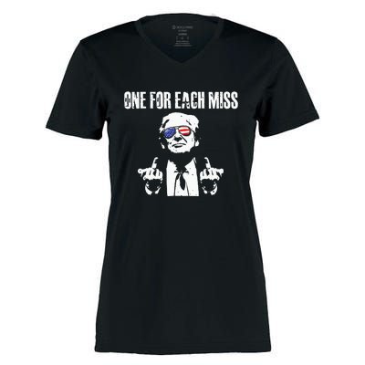 Trump One For Each Miss Women's Momentum V-Neck T-Shirt