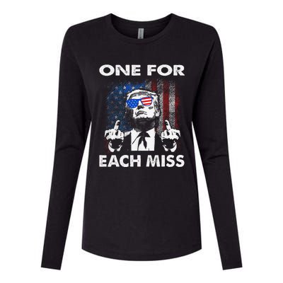 Trump One For Each Miss Gift Womens Cotton Relaxed Long Sleeve T-Shirt