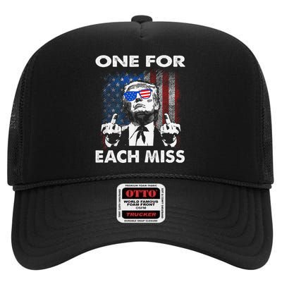 Trump One For Each Miss Gift High Crown Mesh Back Trucker Hat