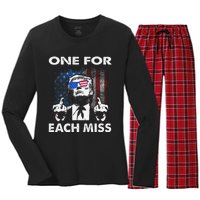 Trump One For Each Miss Gift Women's Long Sleeve Flannel Pajama Set 