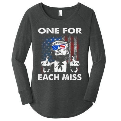 Trump One For Each Miss Gift Women's Perfect Tri Tunic Long Sleeve Shirt