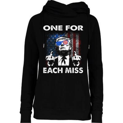 Trump One For Each Miss Gift Womens Funnel Neck Pullover Hood