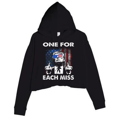 Trump One For Each Miss Gift Crop Fleece Hoodie