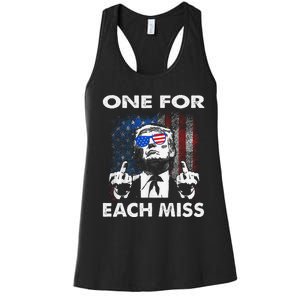 Trump One For Each Miss Gift Women's Racerback Tank