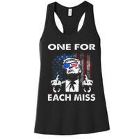 Trump One For Each Miss Gift Women's Racerback Tank