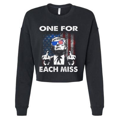 Trump One For Each Miss Gift Cropped Pullover Crew