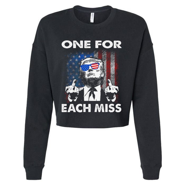 Trump One For Each Miss Gift Cropped Pullover Crew