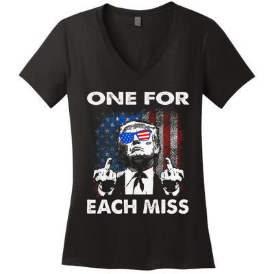 Trump One For Each Miss Gift Women's V-Neck T-Shirt