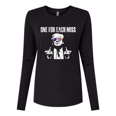 Trump One For Each Miss Womens Cotton Relaxed Long Sleeve T-Shirt