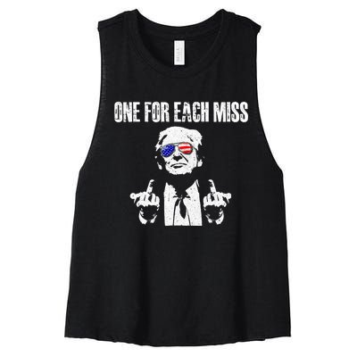 Trump One For Each Miss Women's Racerback Cropped Tank