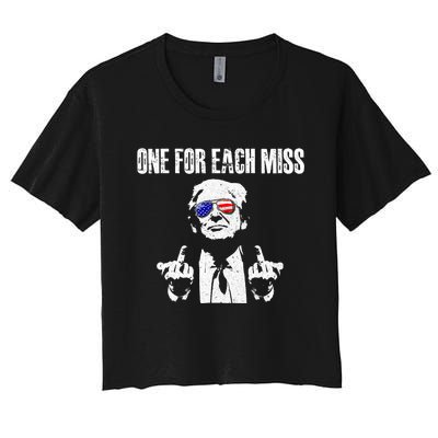 Trump One For Each Miss Women's Crop Top Tee