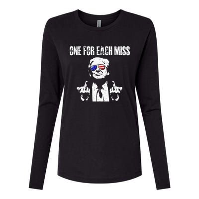 Trump One For Each Miss Womens Cotton Relaxed Long Sleeve T-Shirt