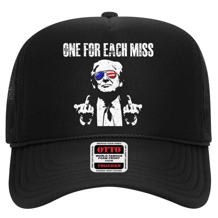 Trump One For Each Miss High Crown Mesh Back Trucker Hat