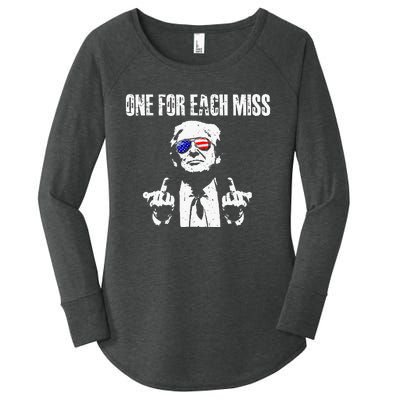 Trump One For Each Miss Women's Perfect Tri Tunic Long Sleeve Shirt