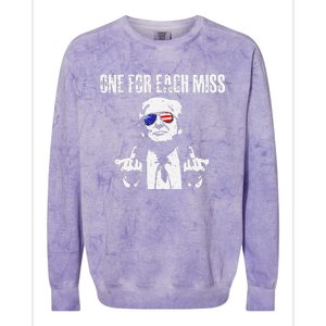 Trump One For Each Miss Gift Colorblast Crewneck Sweatshirt