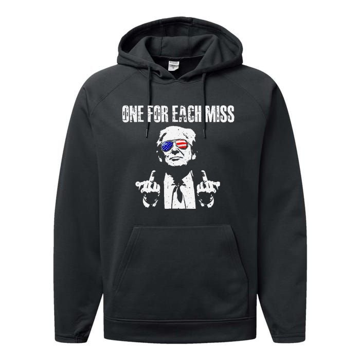 Trump One For Each Miss Gift Performance Fleece Hoodie