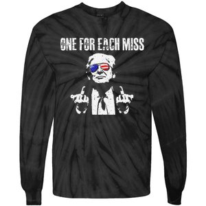 Trump One For Each Miss Gift Tie-Dye Long Sleeve Shirt