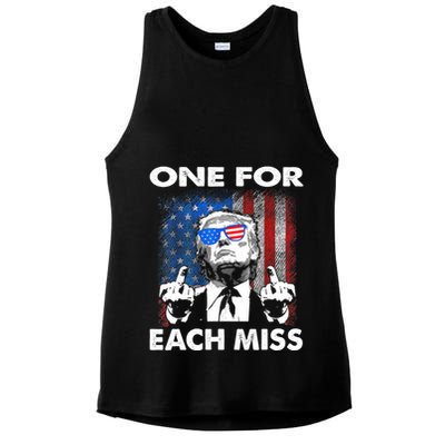 Trump One For Each Miss Ladies PosiCharge Tri-Blend Wicking Tank