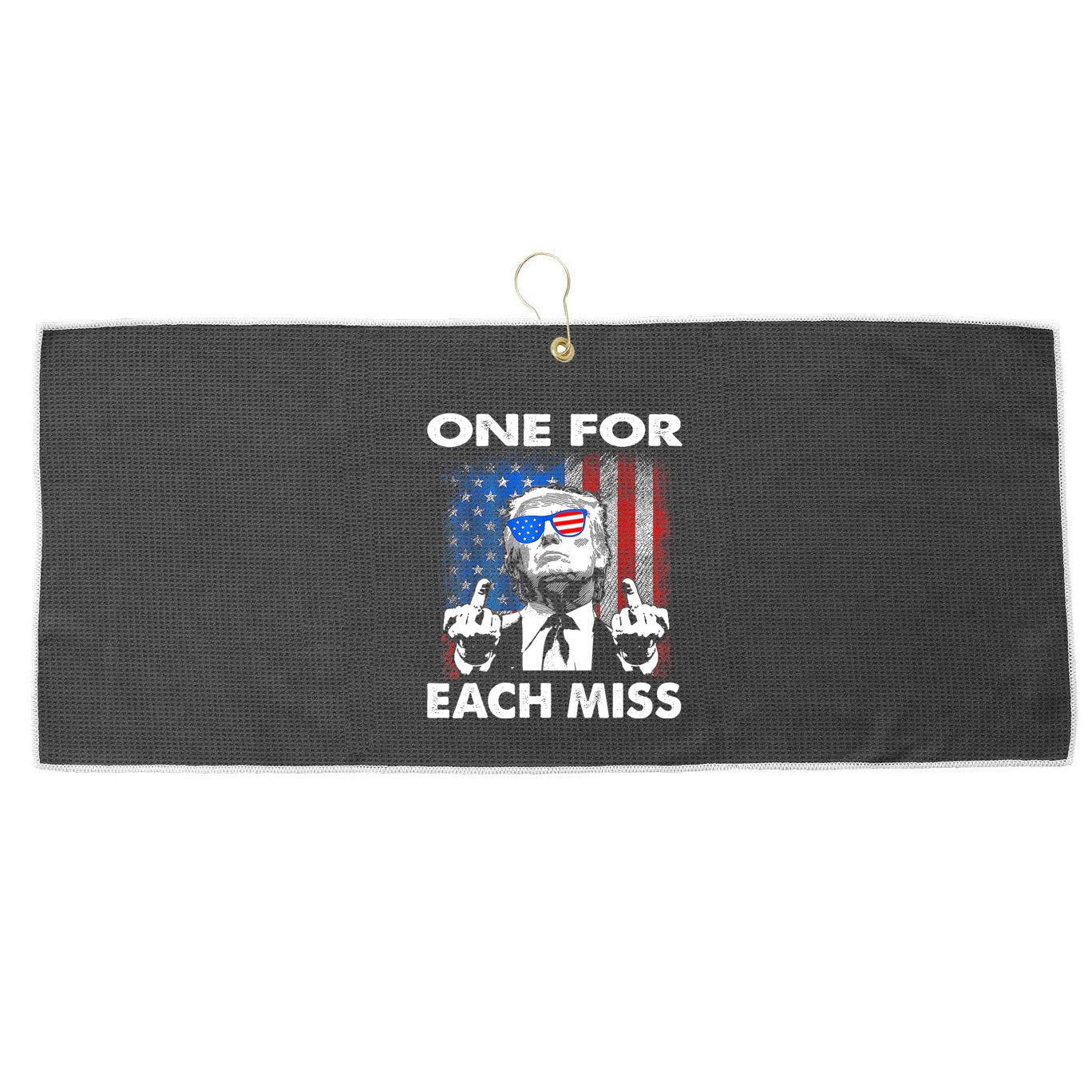 Trump One For Each Miss Large Microfiber Waffle Golf Towel
