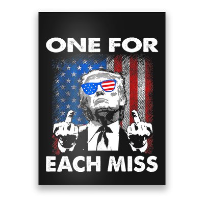 Trump One For Each Miss Poster