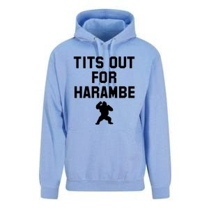 Tits Out For Harambe Unisex Surf Hoodie