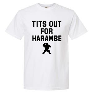 Tits Out For Harambe Garment-Dyed Heavyweight T-Shirt