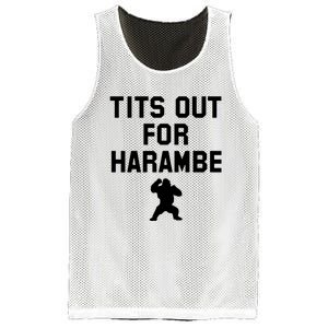 Tits Out For Harambe Mesh Reversible Basketball Jersey Tank